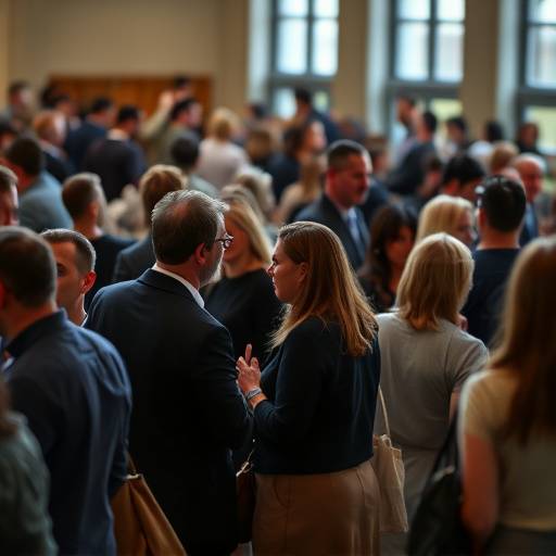 Image de personnes participant √† un √©v√©nement d'entreprise √† Lyon